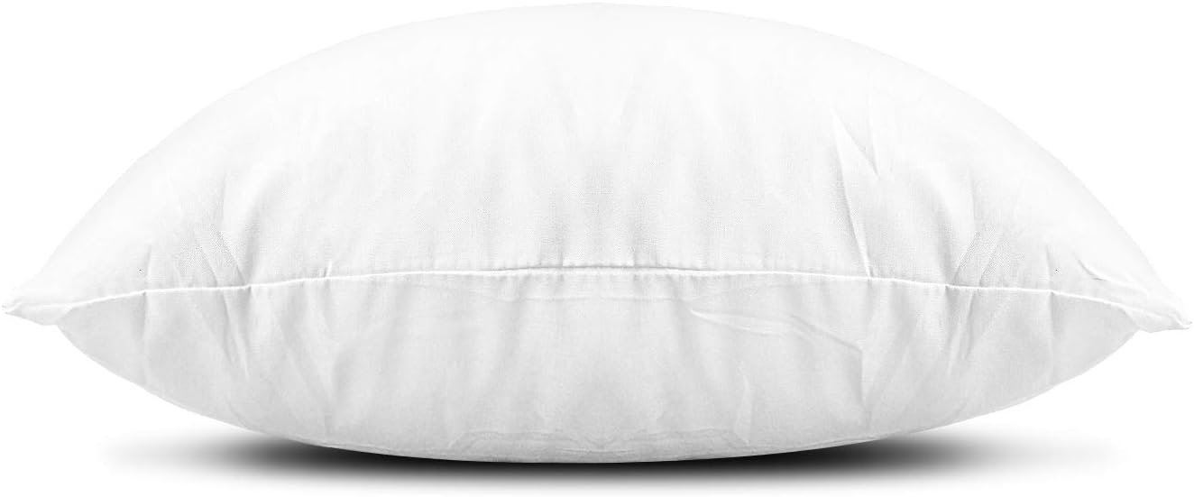 Throw Pillow Insert, Lightweight Soft Polyester Down Alternative Decorative Pillow, Sham Stuffer, Machine Washable. (White, 18x18) - Image 2