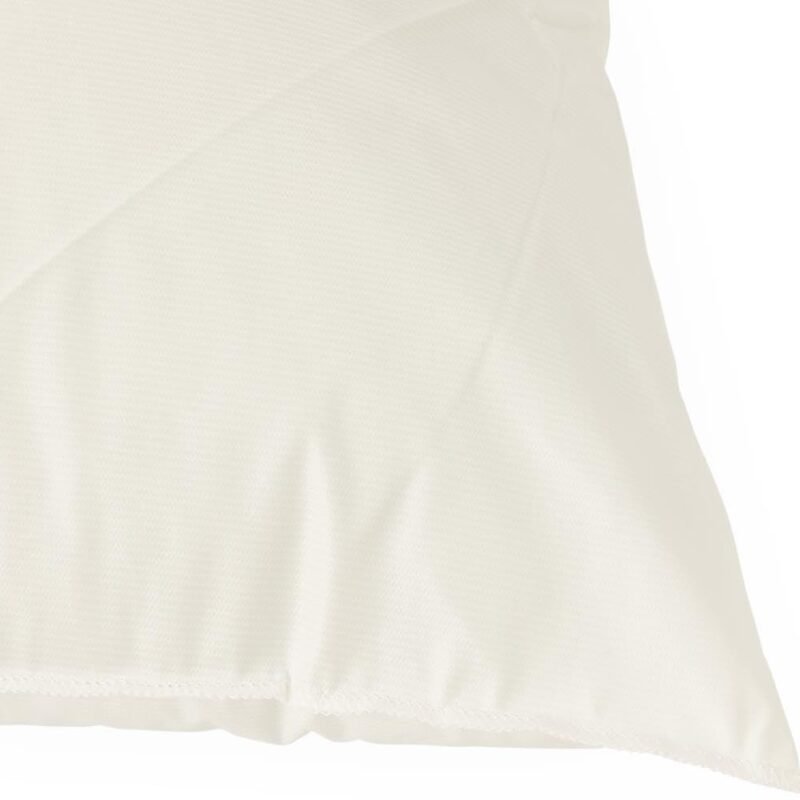Wipeable Reusable Pillow with Vinyl Ticking, White, 18" x 24", Perfect for Healthcare Facilities and Home Use, Single Pack
